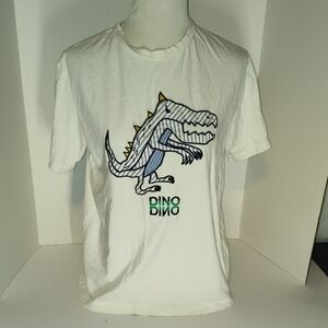 SJYP Dino White Tee Size Medium Women/ Kids/ Mens